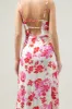 Maui Floral Portia Open Back Maxi Dress sold by Sugarlips