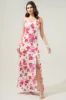 Maui Floral Portia Open Back Maxi Dress sold by Sugarlips