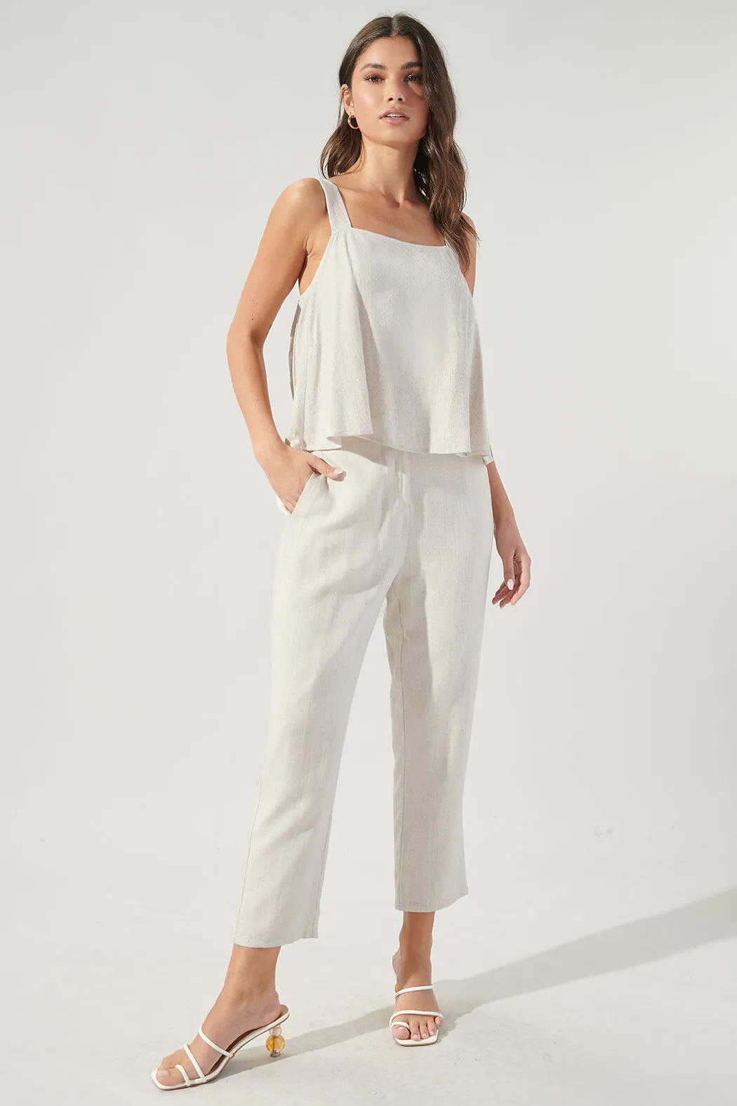 Saint Tropez Square Neck Knot Strap Top sold by Sugarlips product image thumbnail 4