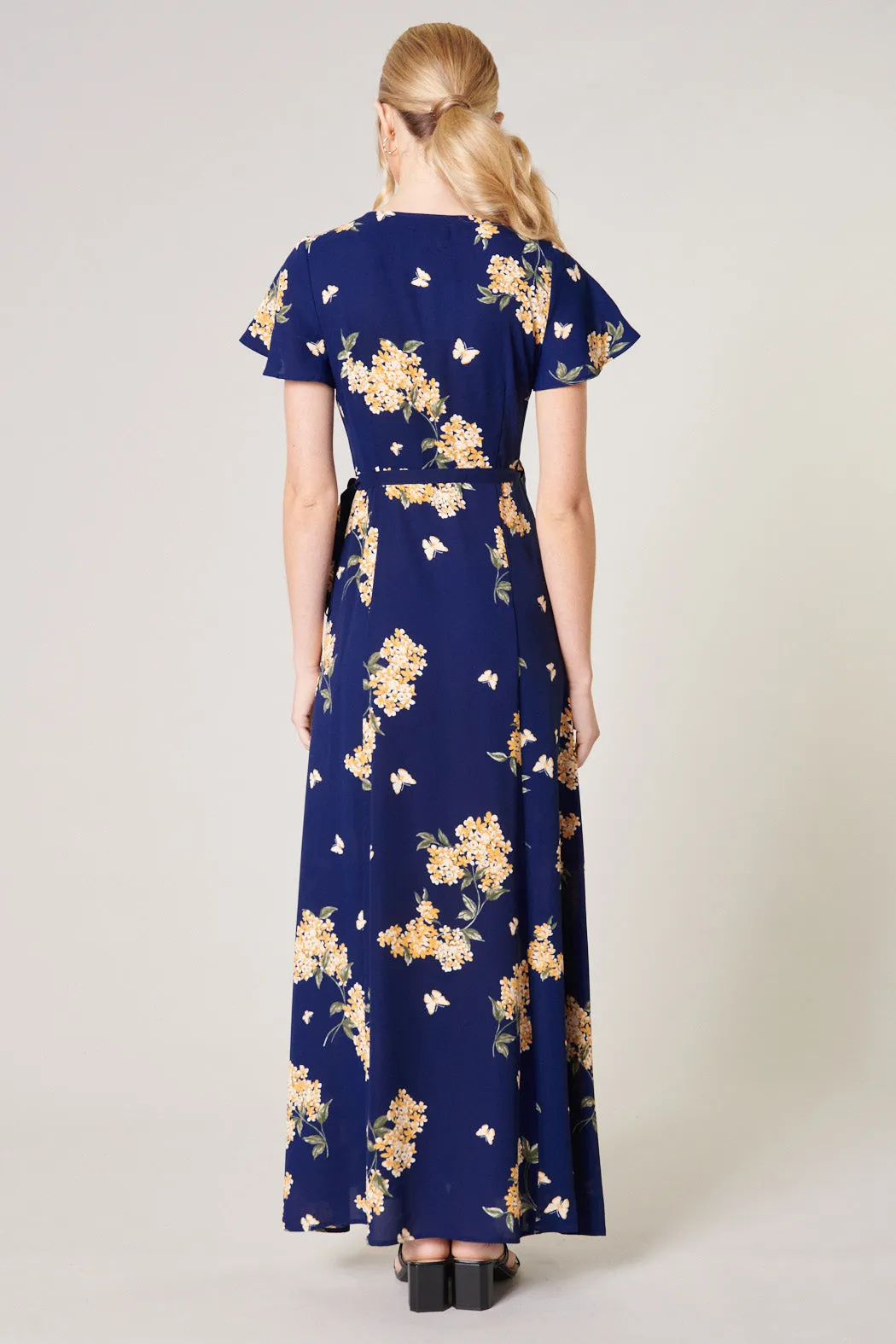 Over the Moon Lunar Maxi Wrap Dress sold by Sugarlips product image thumbnail 2