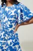 Khol Floral Flouncy Mini Dress sold by Sugarlips