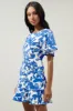 Khol Floral Flouncy Mini Dress sold by Sugarlips