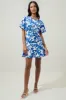 Khol Floral Flouncy Mini Dress sold by Sugarlips