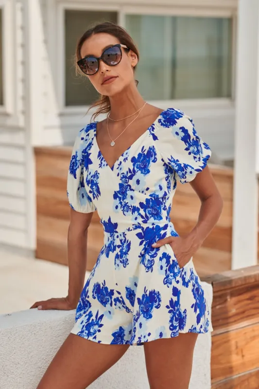 Kona Floral Everheart Romper sold by Sugarlips