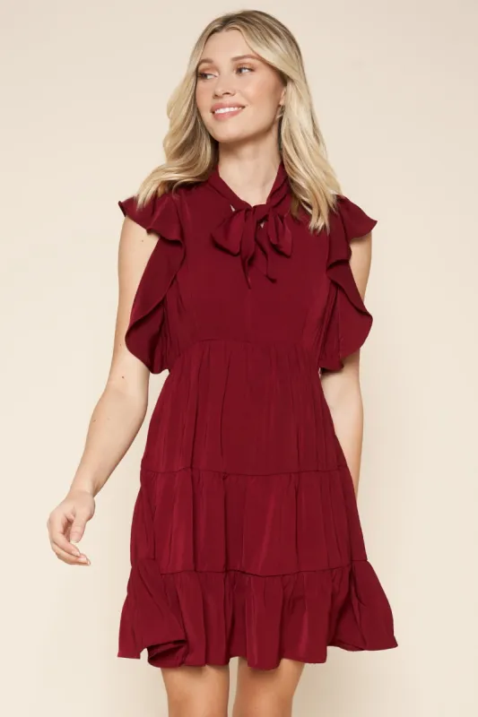 Olivia Ruffle Tiered Dress sold by Sugarlips