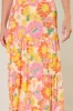 Zippy Tropical Floral Bellingham Tiered Maxi Skirt sold by Sugarlips