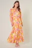 Zippy Tropical Floral Bellingham Tiered Maxi Skirt sold by Sugarlips