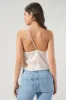 Miwa Satin One Shoulder Strap Top sold by Sugarlips