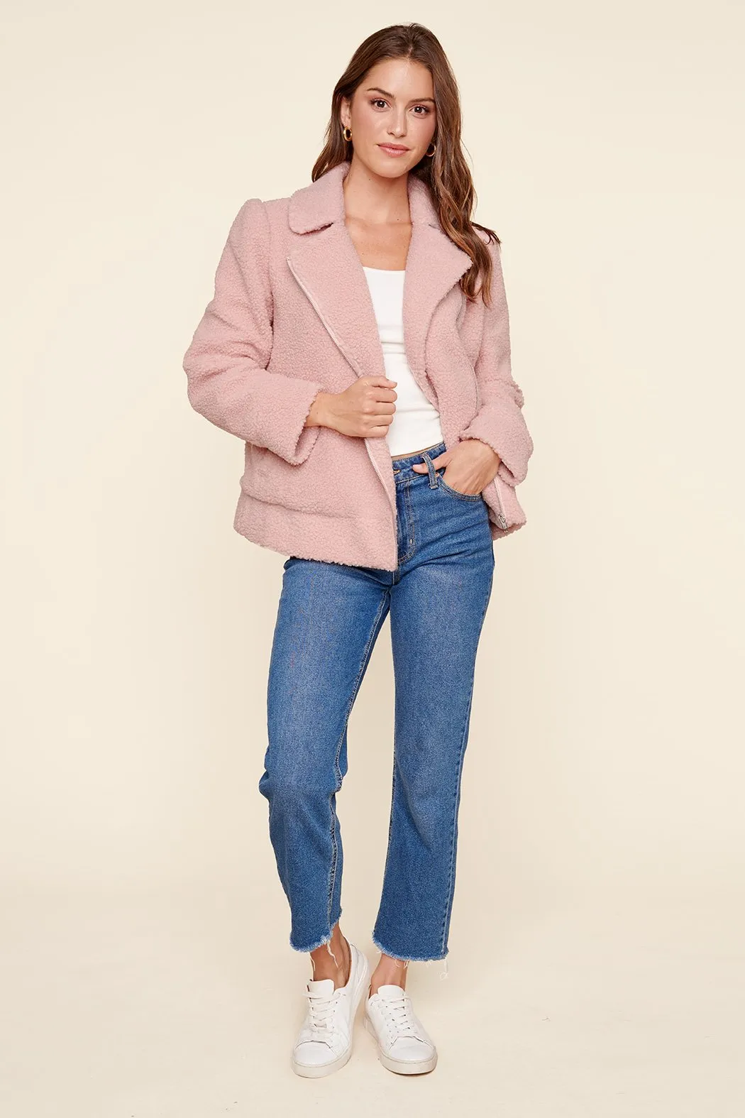 Bite the Dust Faux Fur Moto Jacket sold by Sugarlips product image thumbnail 5