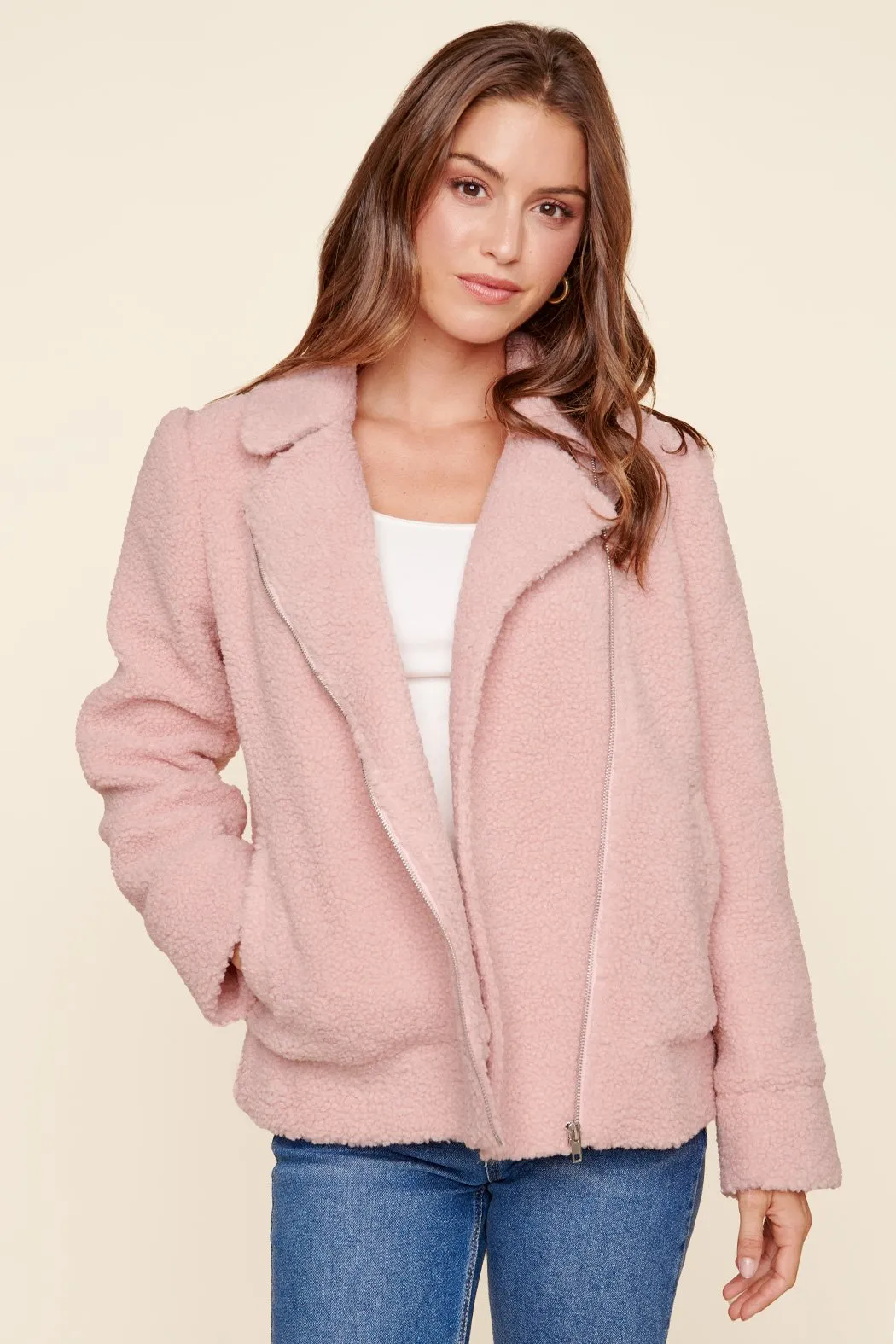 Bite the Dust Faux Fur Moto Jacket sold by Sugarlips product image thumbnail 2