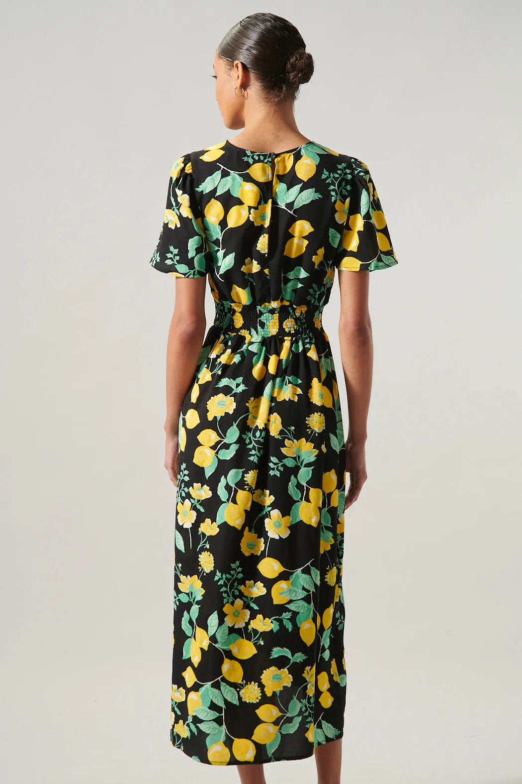 Lima Bloom Floral Midi Dress sold by Sugarlips product image thumbnail 3