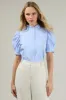 Quest Striped Button Down Top sold by Sugarlips