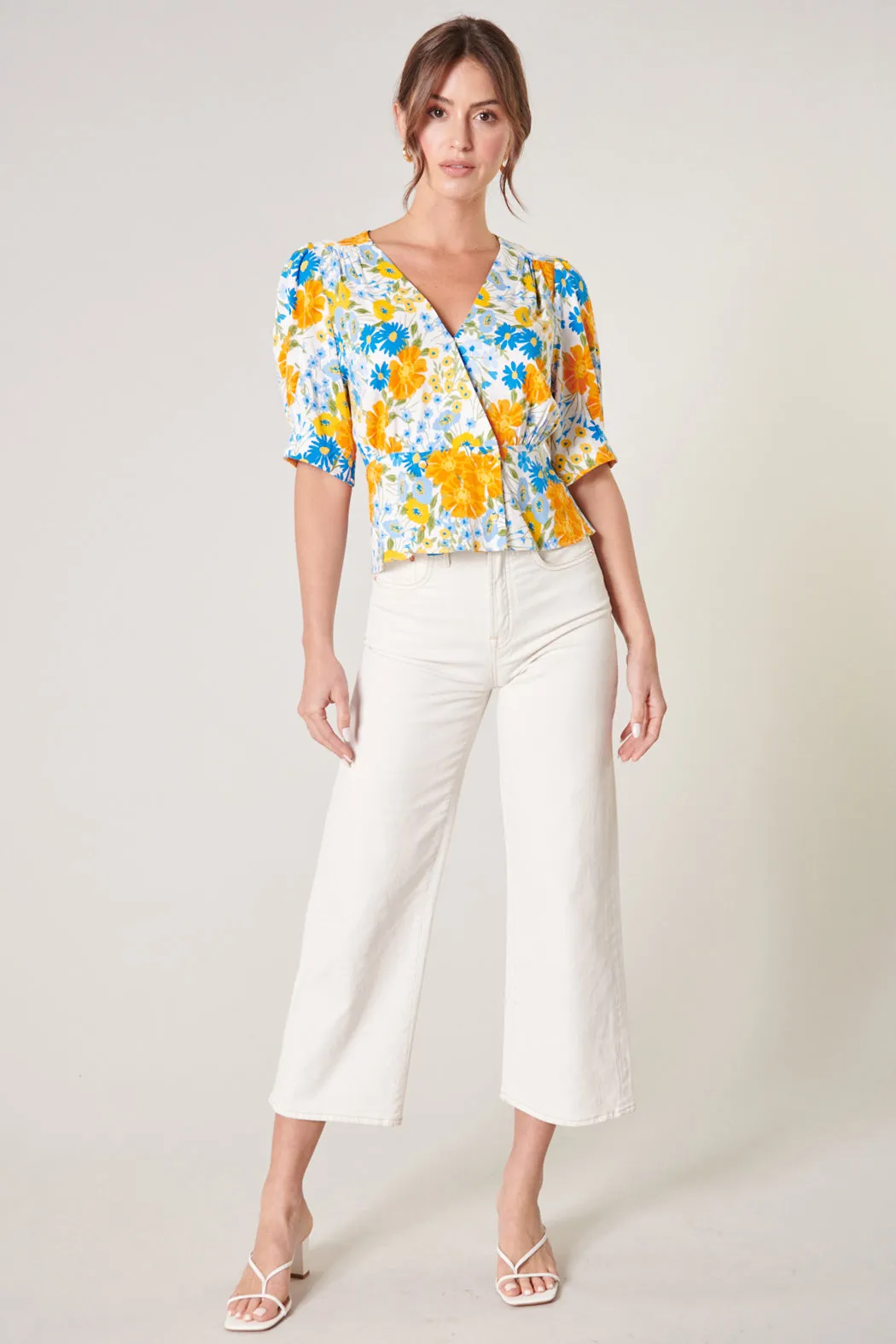 Sea Breeze Double Breasted Peplum Top sold by Sugarlips product image thumbnail 5