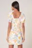 Shay Pastel Floral Viviana Puff Sleeve Crop Top sold by Sugarlips