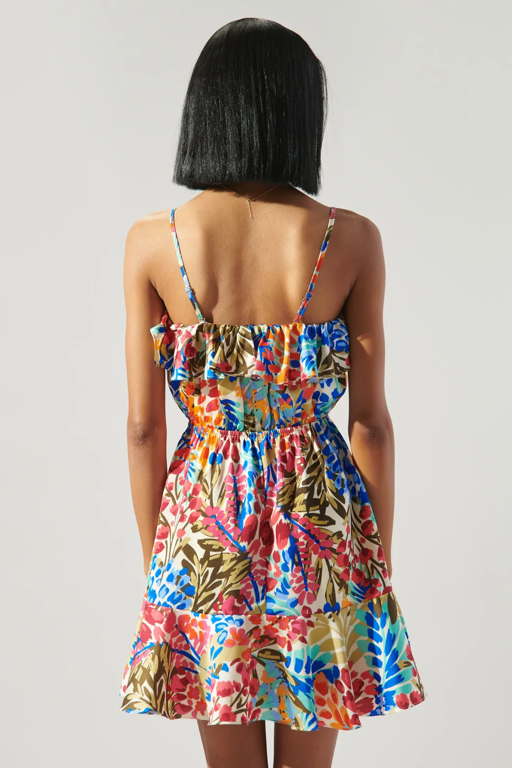 Rain Dance Convertible Ruffle Flounce Mini Dress sold by Sugarlips product image thumbnail 2