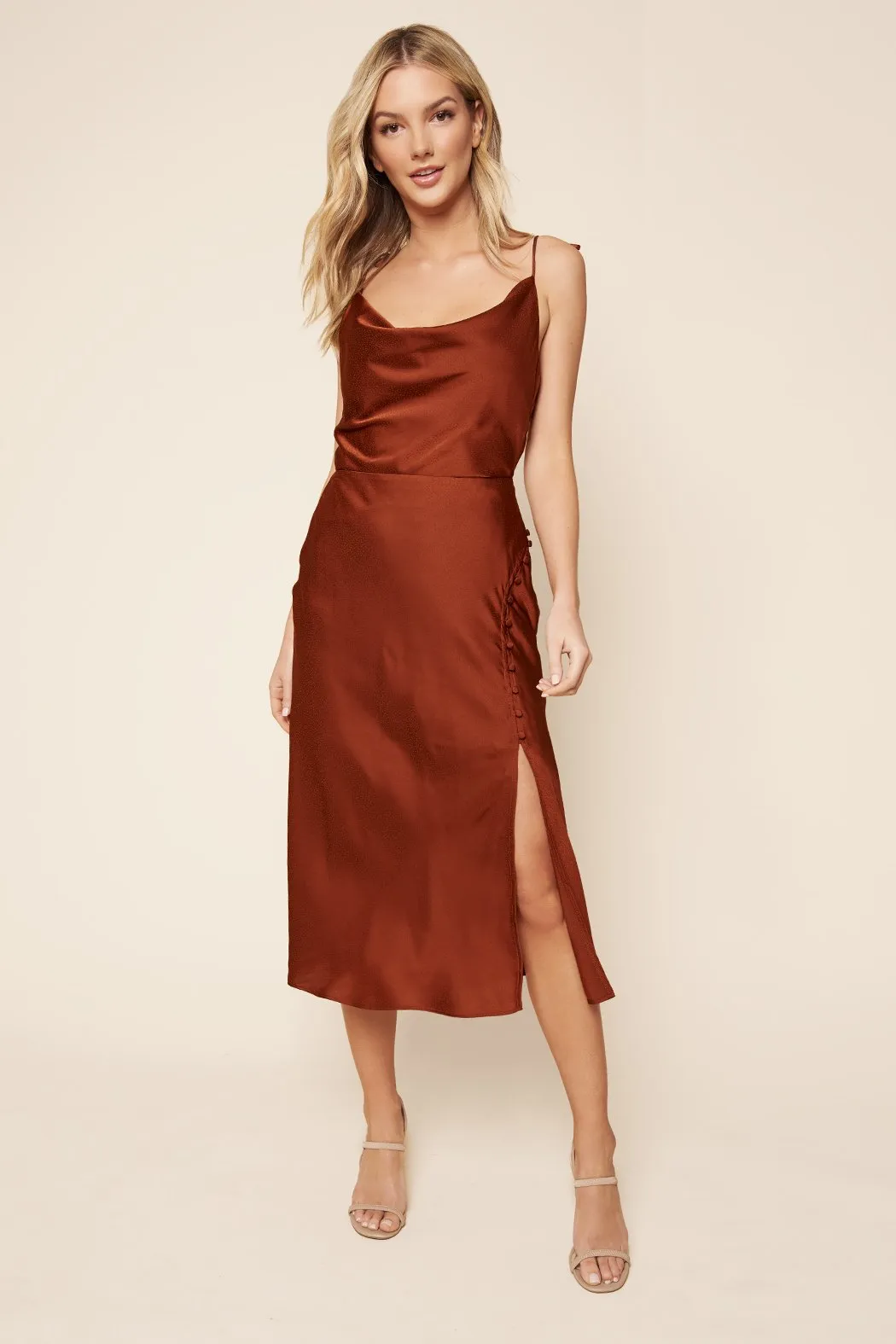 Iyana Satin Slip Skirt sold by Sugarlips product image thumbnail 5