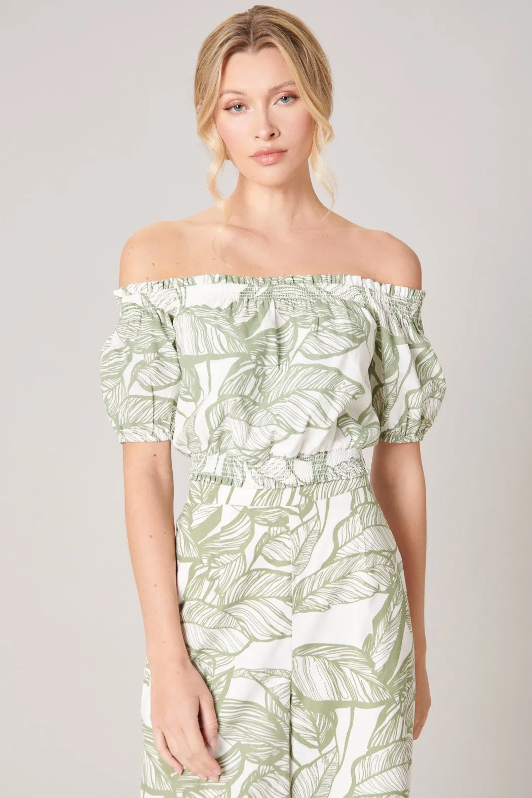 Sunny Days Off the Shoulder Crop Top sold by Sugarlips product image thumbnail 2