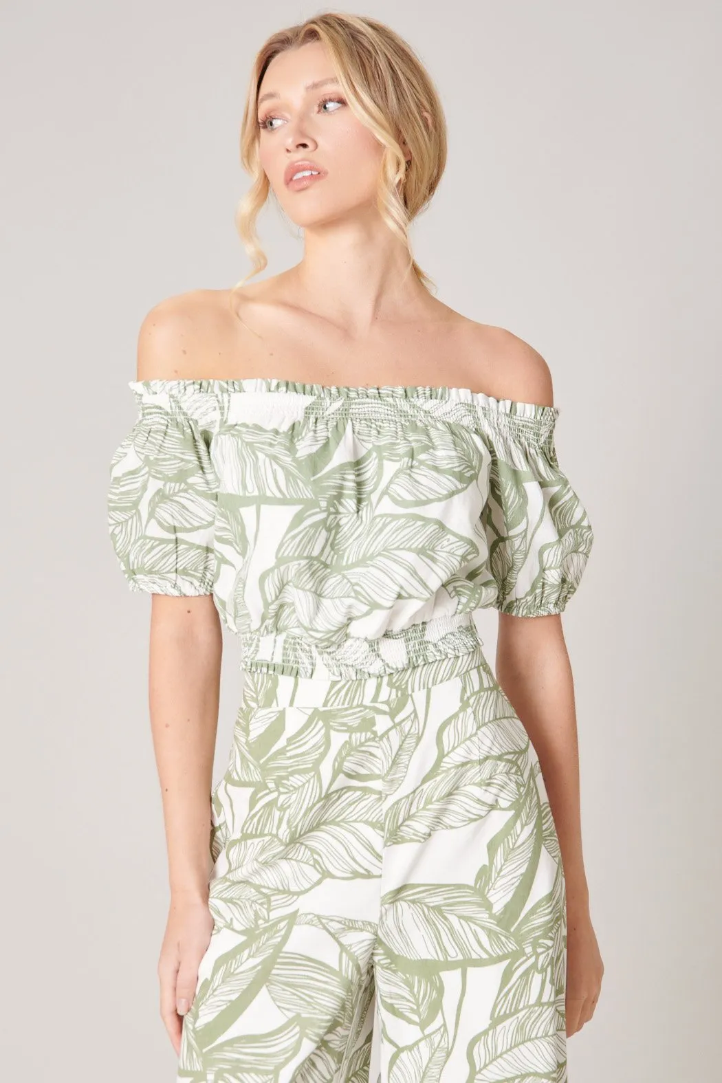 Sunny Days Off the Shoulder Crop Top sold by Sugarlips product image thumbnail 5