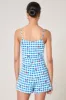 Dorothy Rosebud Gingham Tie Romper sold by Sugarlips