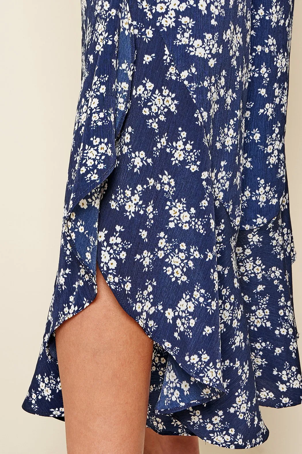 Lea Floral Print Ruffled Jumpsuit sold by Sugarlips product image thumbnail 2