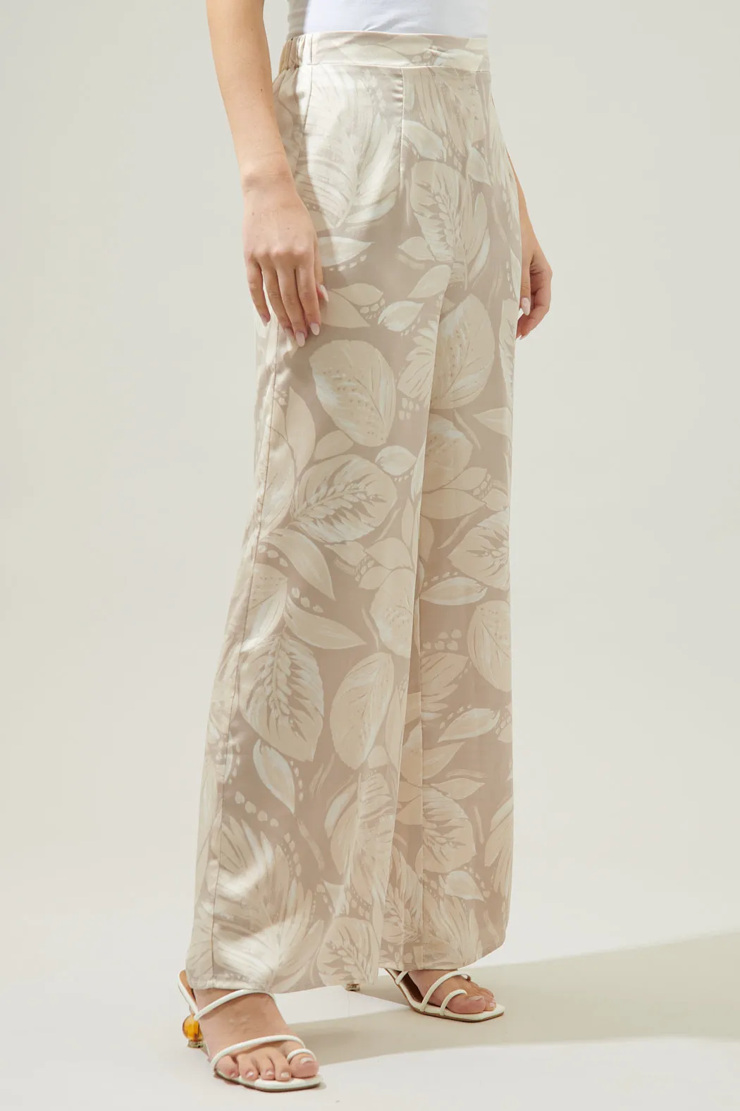 Gardenia Floral Wide Leg Pants sold by Sugarlips product image thumbnail 3