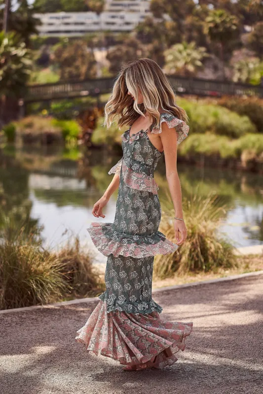 Loni Lace Maxi Dress sold by Sugarlips