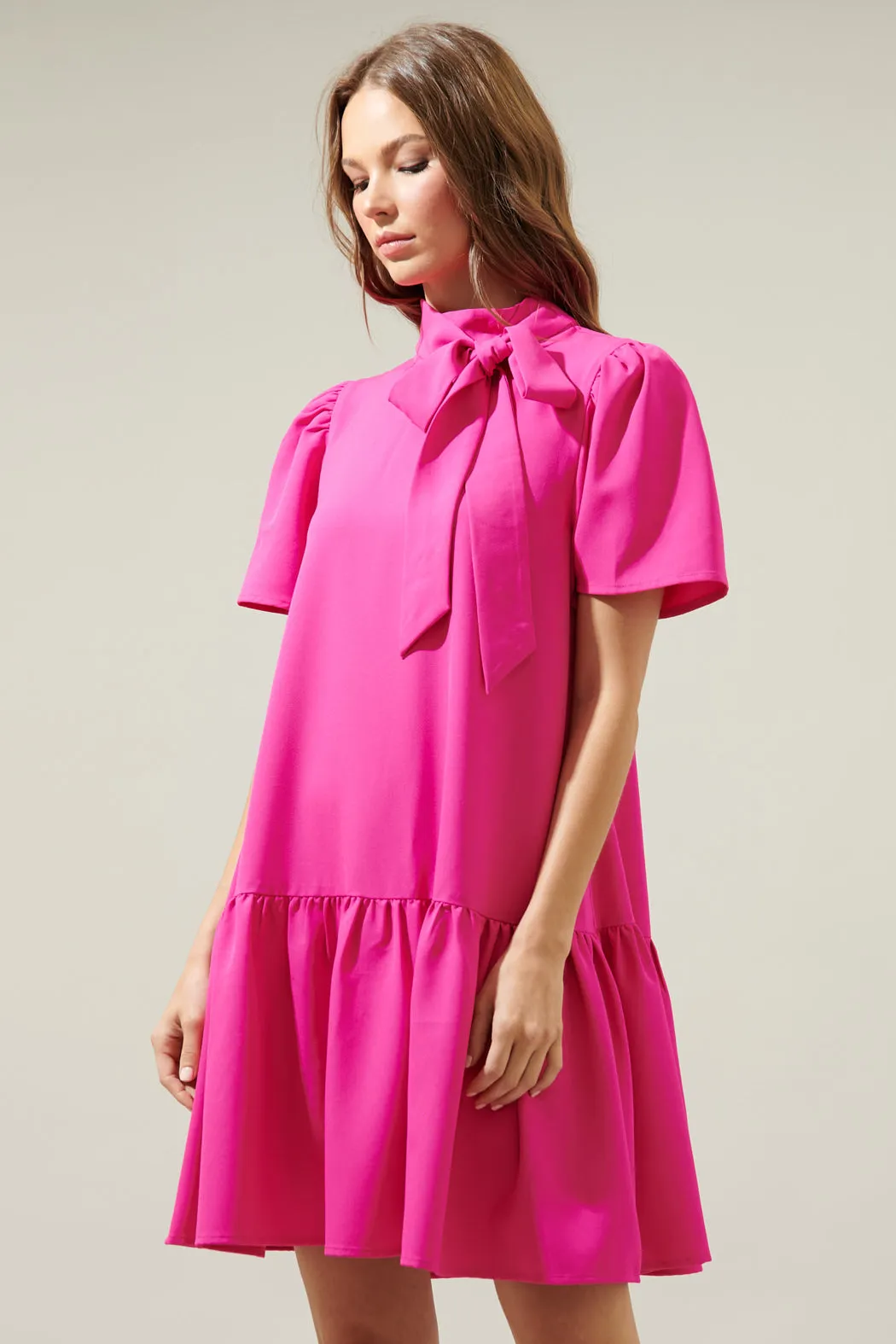 Tania Shift Ruffle Mini Dress sold by Sugarlips product image thumbnail 3