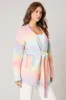 Cielo Rainbow Knit Robe Cardigan sold by Sugarlips