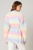 Cielo Rainbow Knit Robe Cardigan sold by Sugarlips