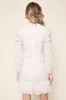 Marbella Floral Long Sleeve Lace Trim Mini Dress sold by Sugarlips