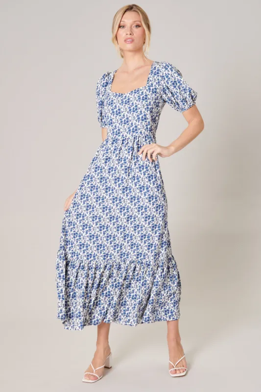 Alice Floral Sweetheart Maxi Dress sold by Sugarlips