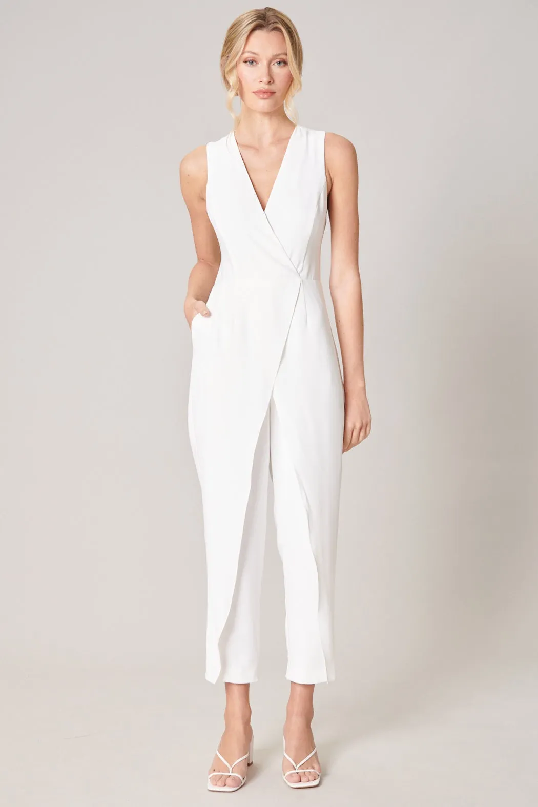 City Slicker Tulip Front Jumpsuit sold by Sugarlips