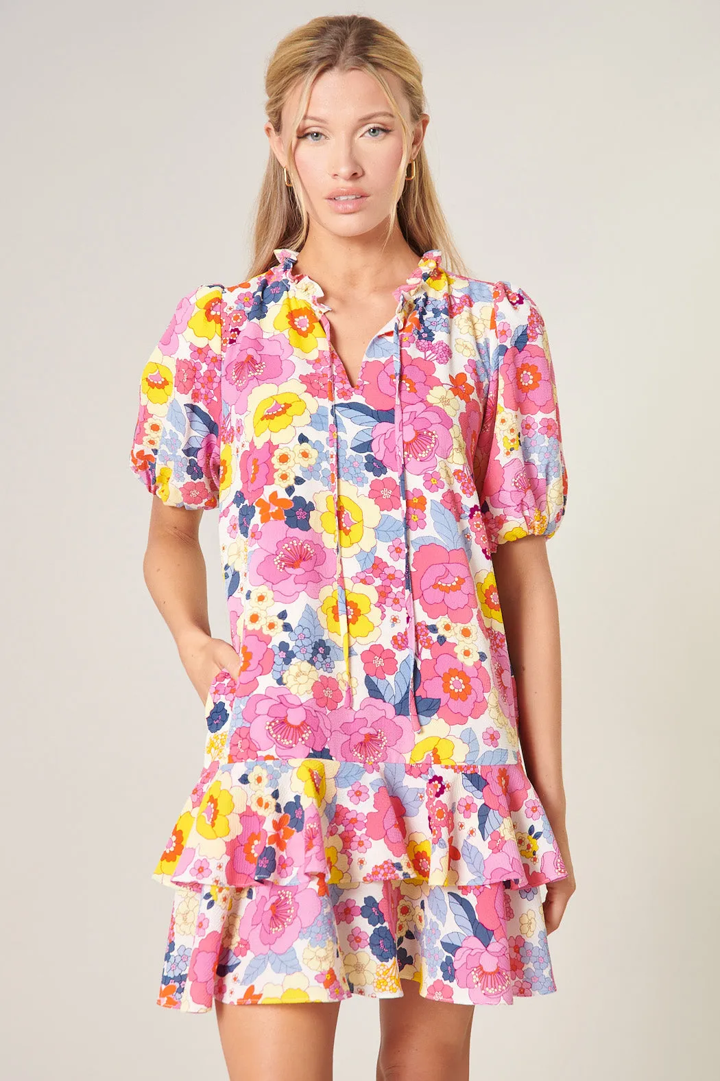 Summersalt Floral Runner Up Shift Dress sold by Sugarlips product image thumbnail 5