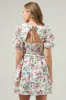 Marley Floral Eyelet Mini Dress sold by Sugarlips
