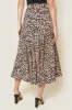 Saturated Love High-Low Leopard Print Midi Skirt sold by Sugarlips