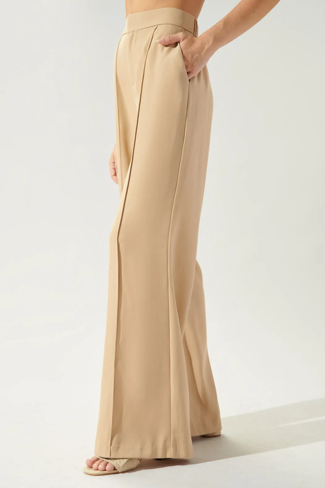 Take the Lead Pintuck Wide Leg Pants sold by Sugarlips product image thumbnail 3