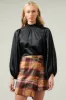 Figaro Balloon Sleeve Chiffon Blouse sold by Sugarlips