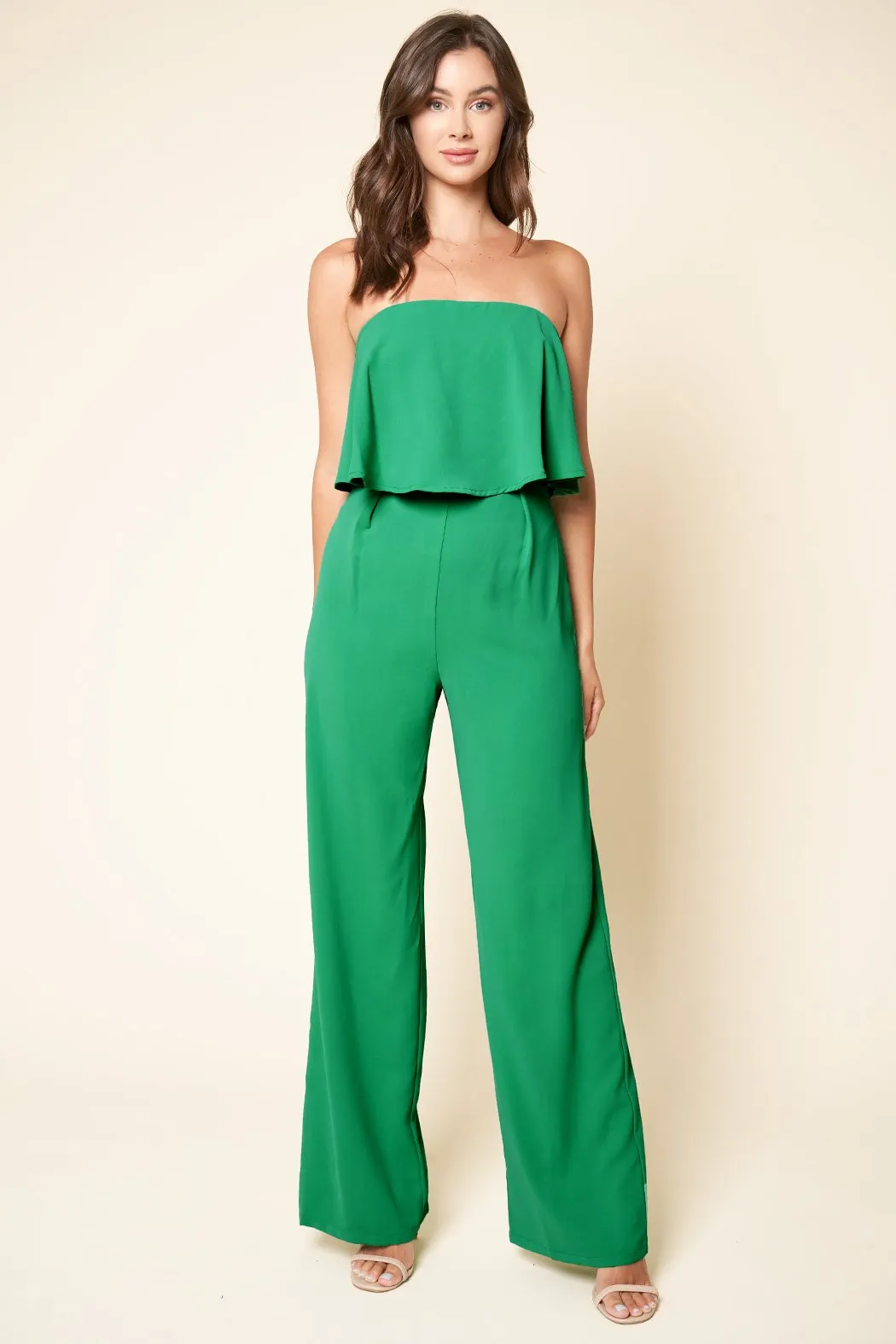 Elvie Strapless Jumpsuit sold by Sugarlips