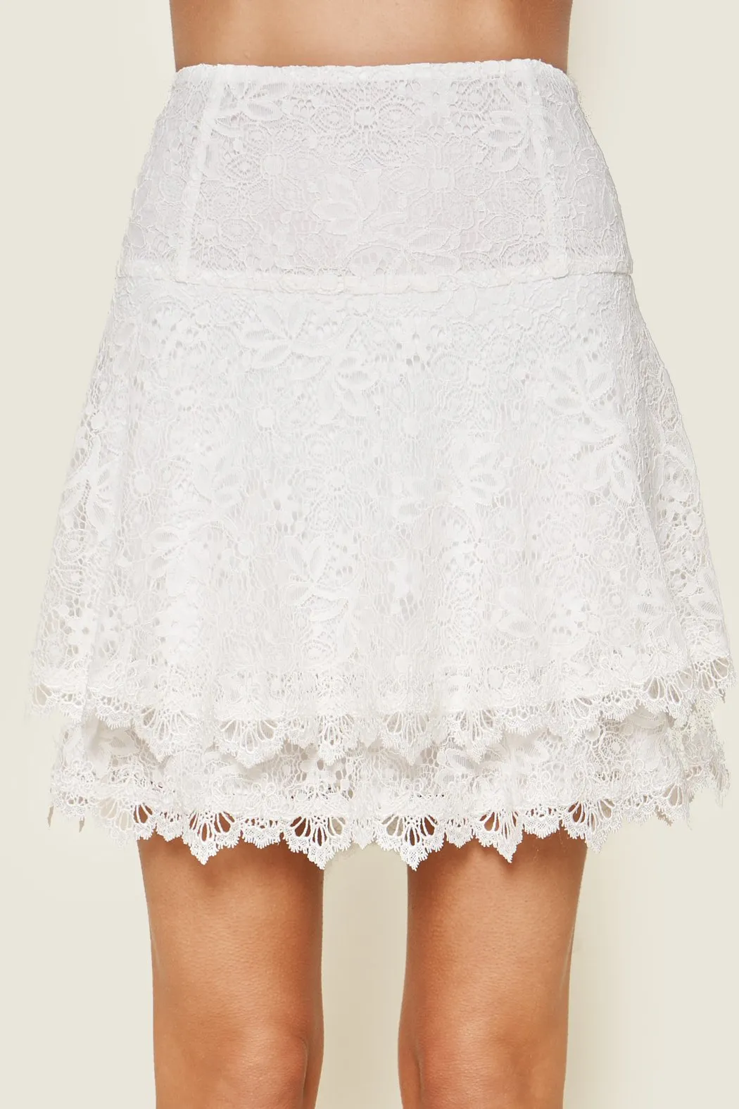 Lets Get Away Lace Mini Skirt sold by Sugarlips product image thumbnail 5