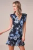 Emilie Floral Mini Dress sold by Sugarlips