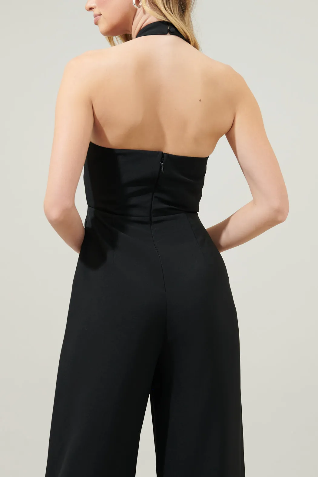 After Hours Backless Halter Jumpsuit sold by Sugarlips product image thumbnail 5