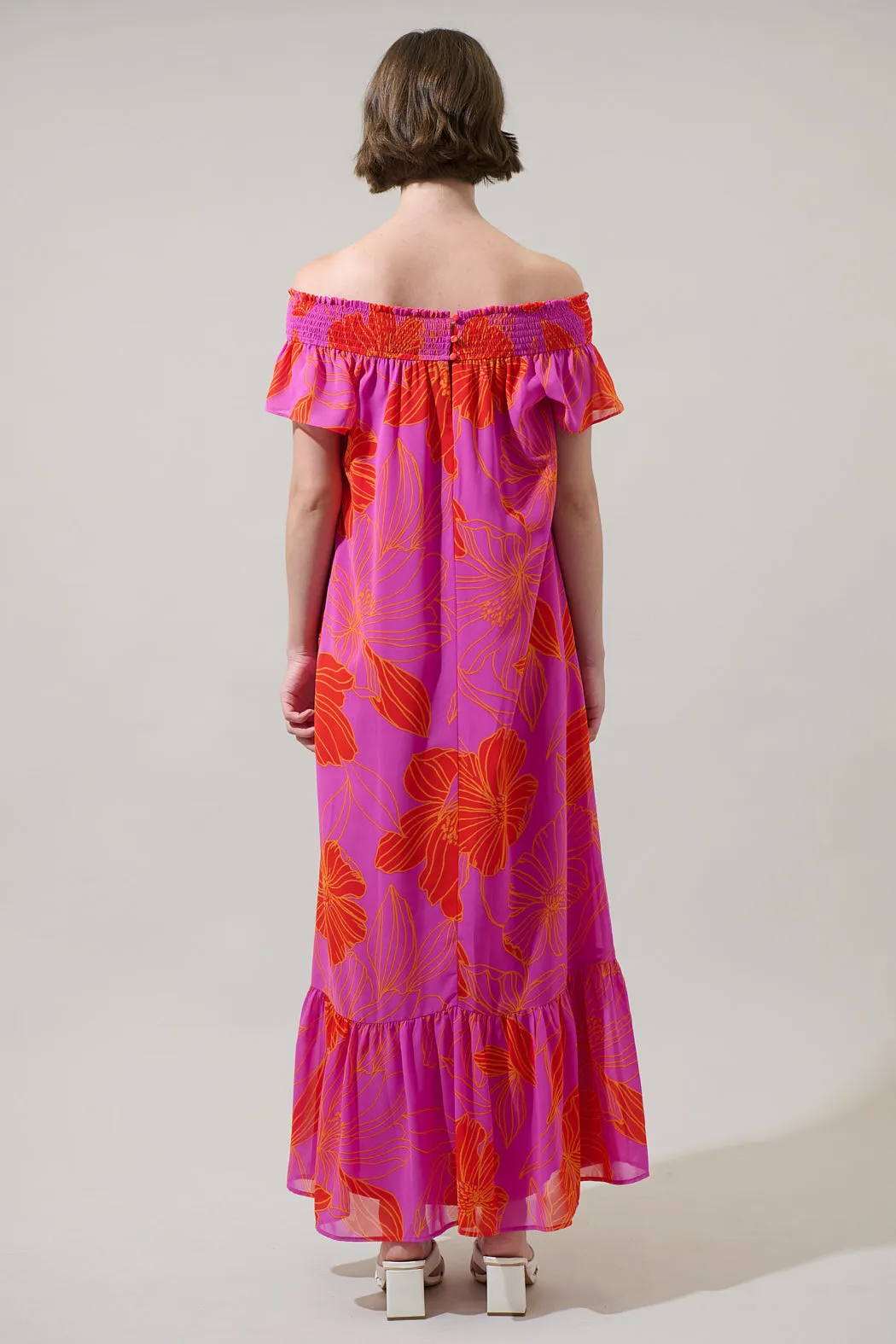 Blakeley Floral Jane Smocked Maxi Dress sold by Sugarlips product image thumbnail 2