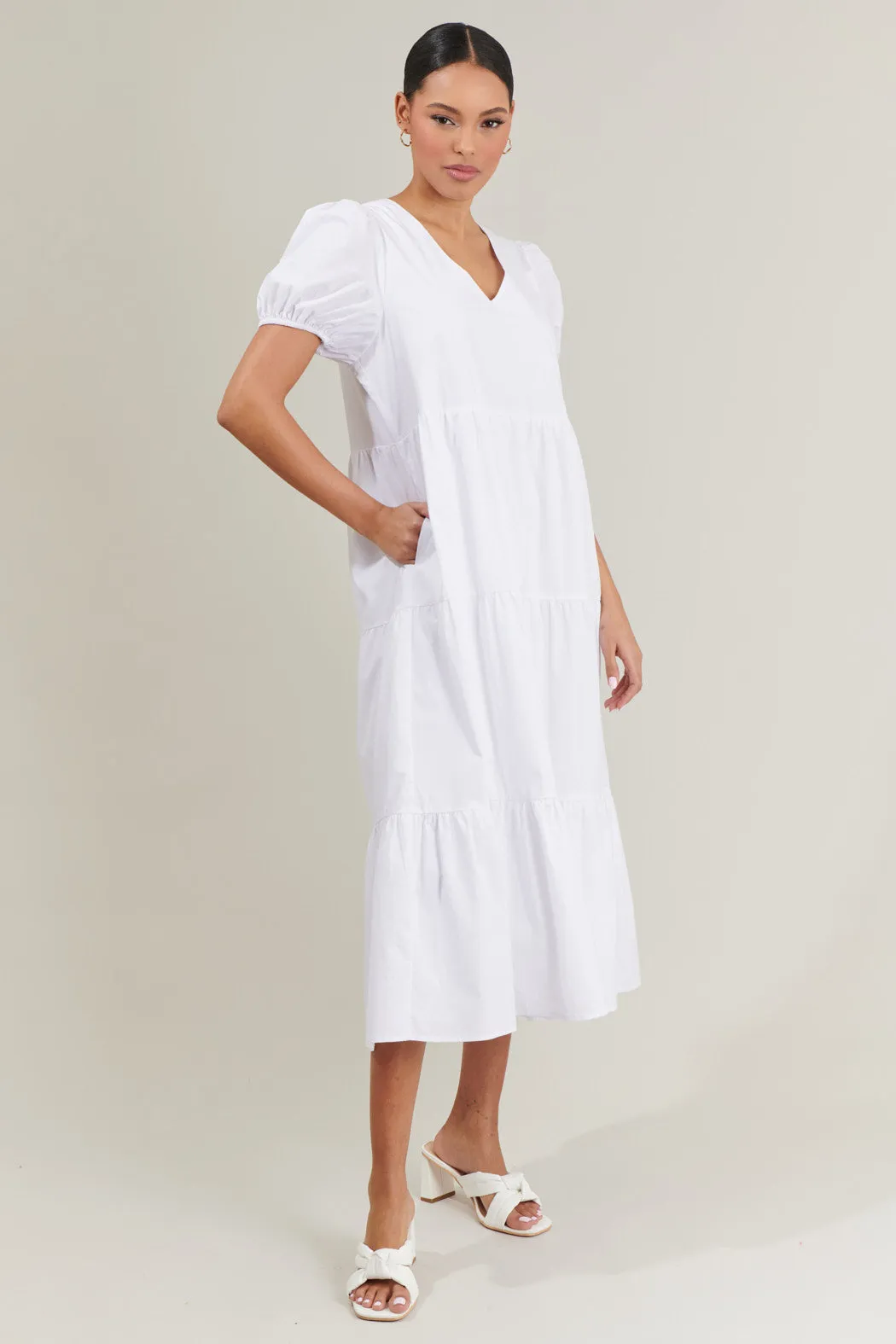 Marley Tiered Maxi Dress sold by Sugarlips product image thumbnail 3