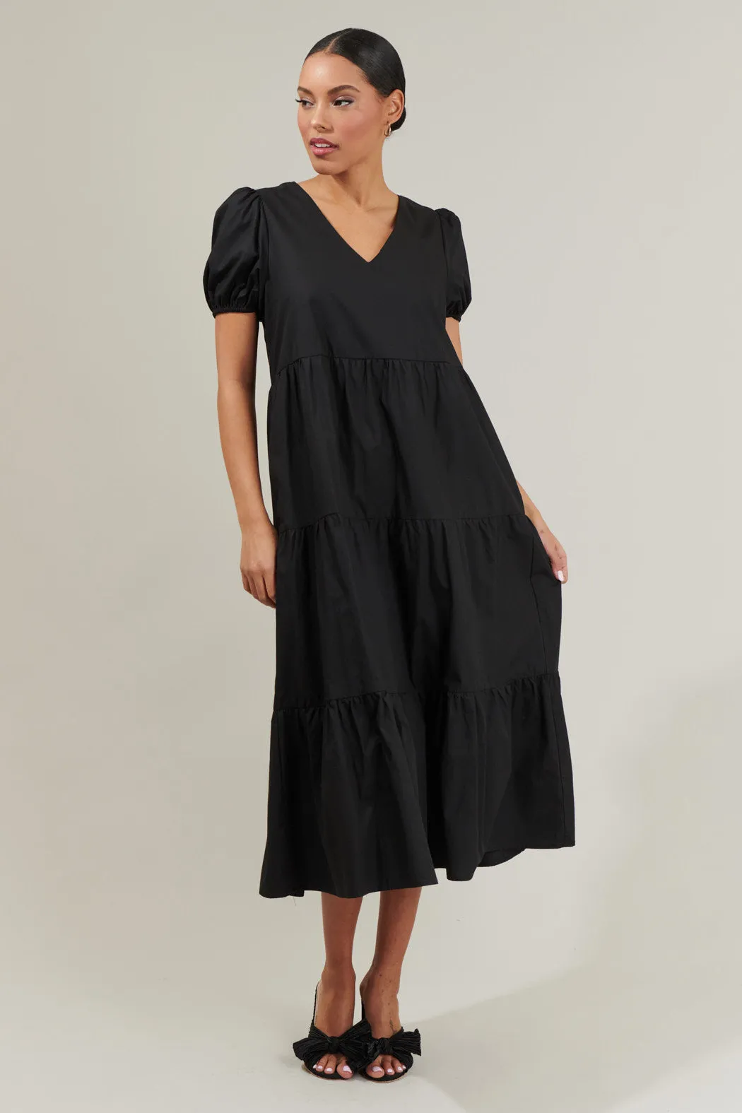 Marley Tiered Maxi Dress sold by Sugarlips product image thumbnail 5