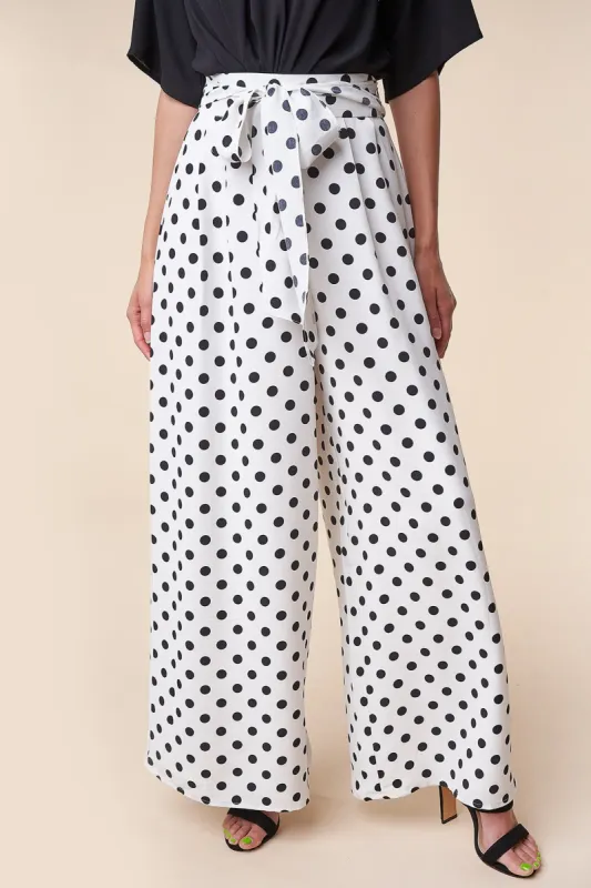 Cutie Polka Dot Wide Leg Pants sold by Sugarlips