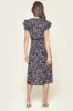 Rhodes Floral Midi Dress sold by Sugarlips