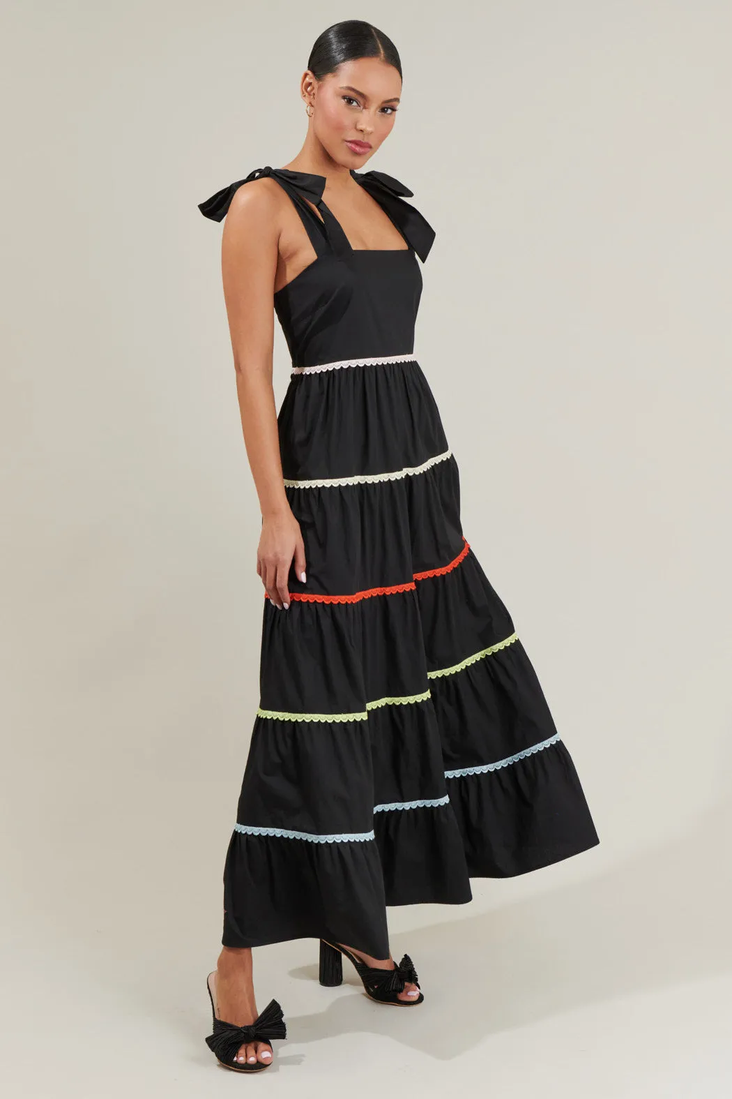 Hillary Hall Tiered Maxi Dress sold by Sugarlips product image thumbnail 5