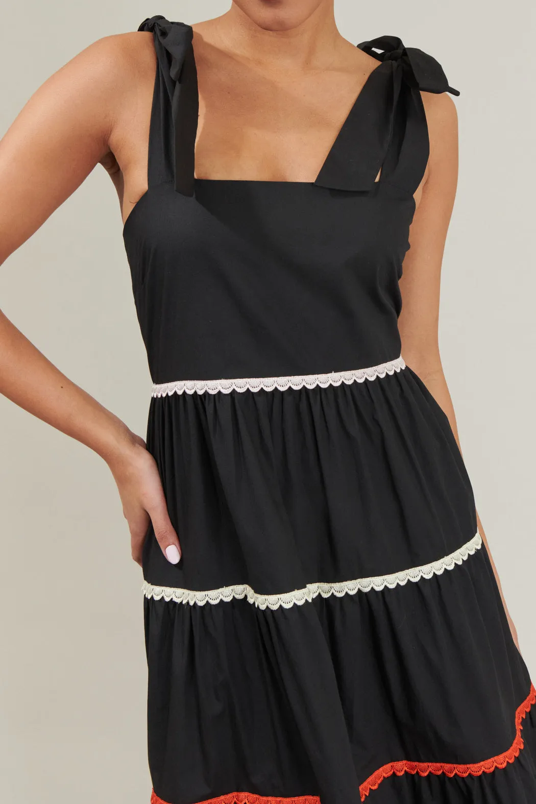 Hillary Hall Tiered Maxi Dress sold by Sugarlips product image thumbnail 4