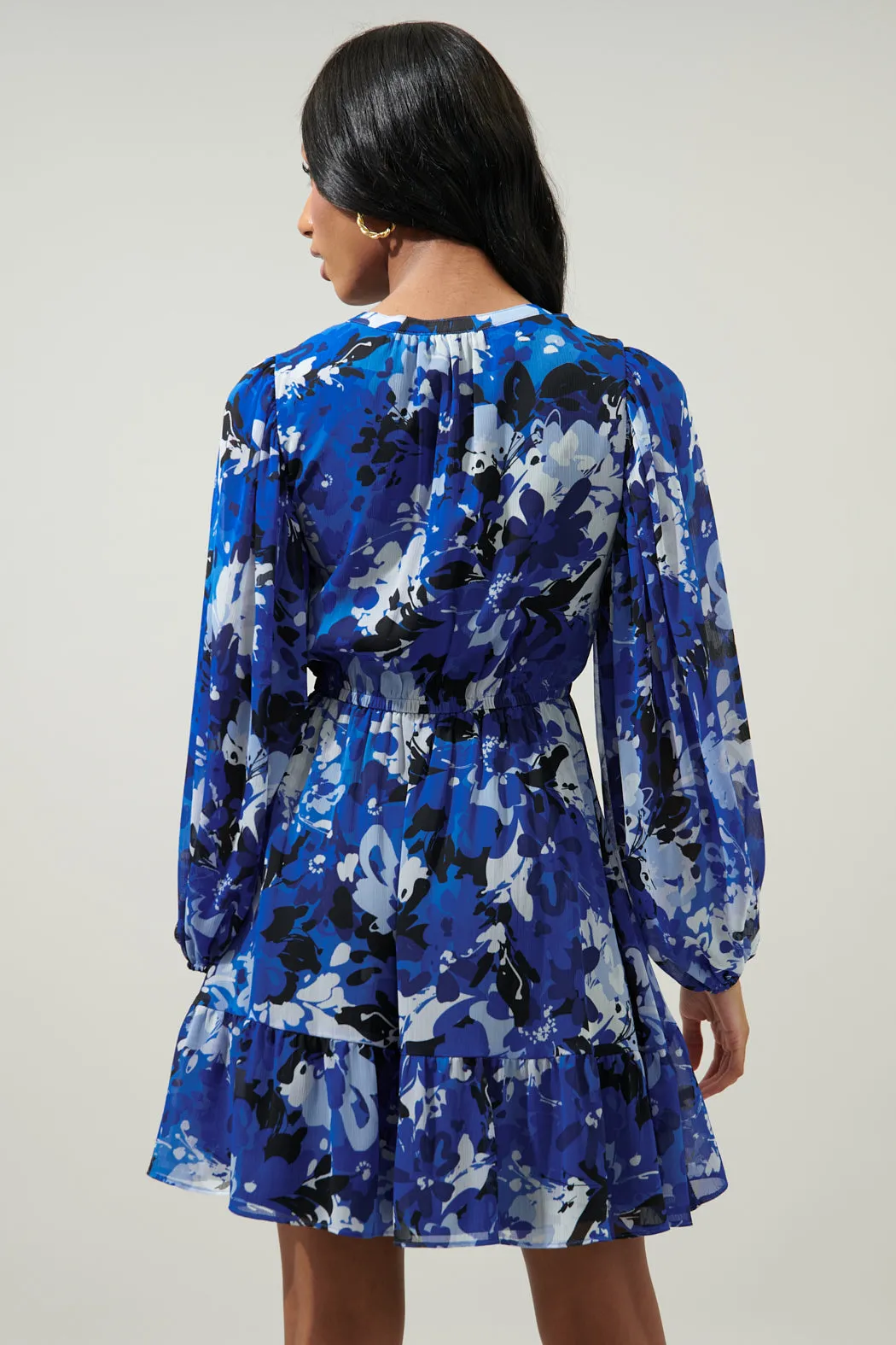 Moonflower Paxton Balloon Sleeve Mini Dress sold by Sugarlips product image thumbnail 2