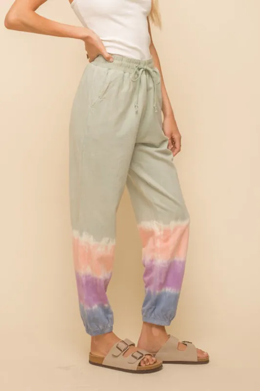 Multi Tie Dye Joggers sold by Sun n Moon